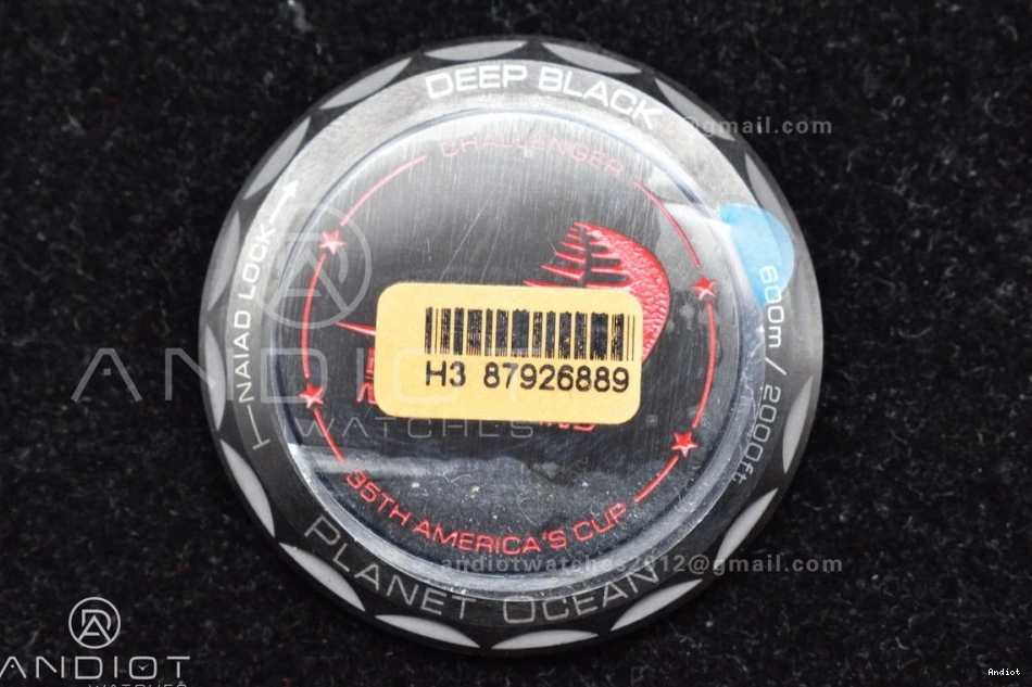 45.5mm Clone VSF Nylon Ocean A8906 Edition Super Planet Ceramic Strap Black on Black Real Best Deep 1:1 1227